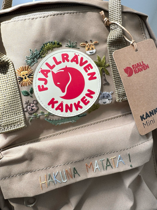 Rucksack Stickerei Set - Safari