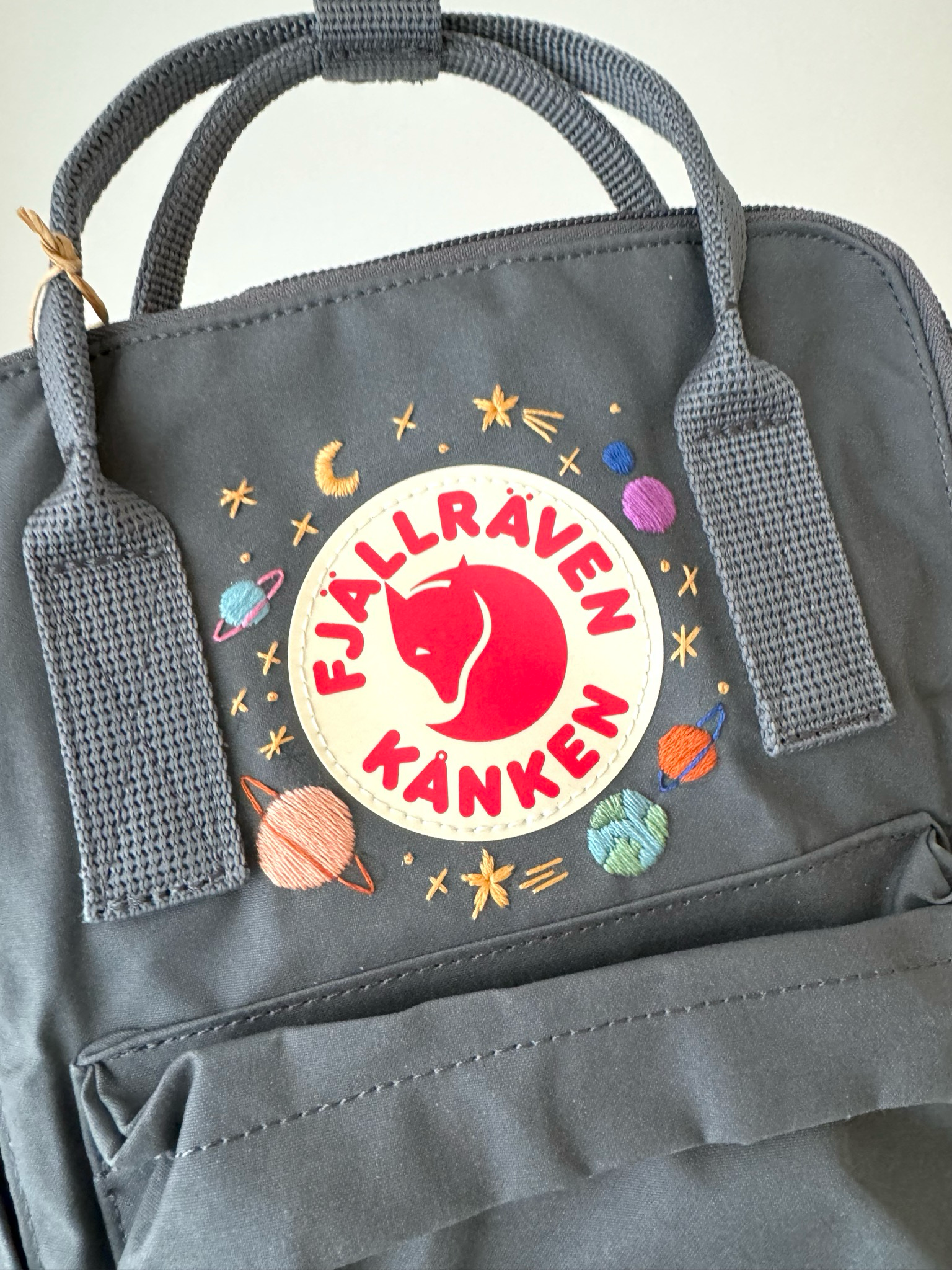 Rucksack Stickerei Motiv - Weltall - ohne Zubehör